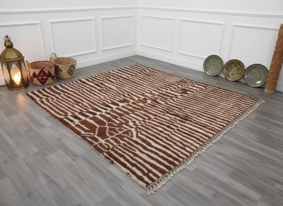 Image 1 of Tapis berbère en laine authentique 250cmx250cm