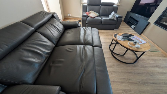 Image 1 of Italienische LAS Celio Ledercouch – elektrisch verstellbar, Top-Zustand