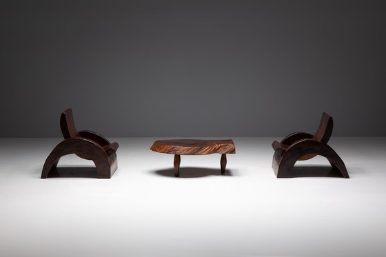 Image 1 of Chaises longues et table basse de José Zanine Caldas, Brésil, 1970S