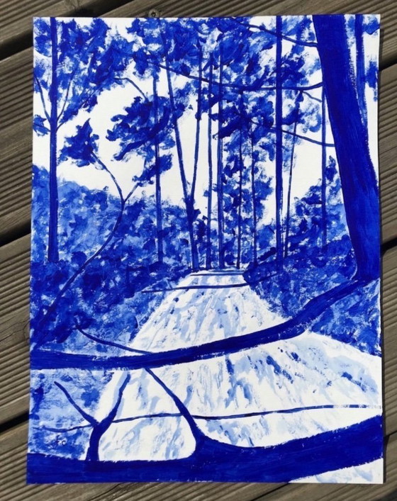 Image 1 of Acrylic on Hahnemühle 325g paper. Size 40x30cm.