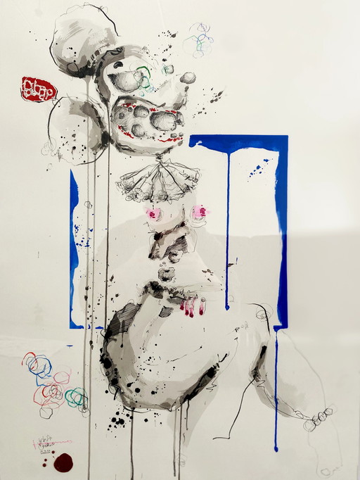 Jacques "JackedUp" Sparrow - Portrait pour aveugles. Peinture