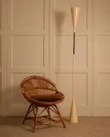 Pair of bamboo and wicker armchairs from the 1960s. – Vintage (photo 7 of 9)