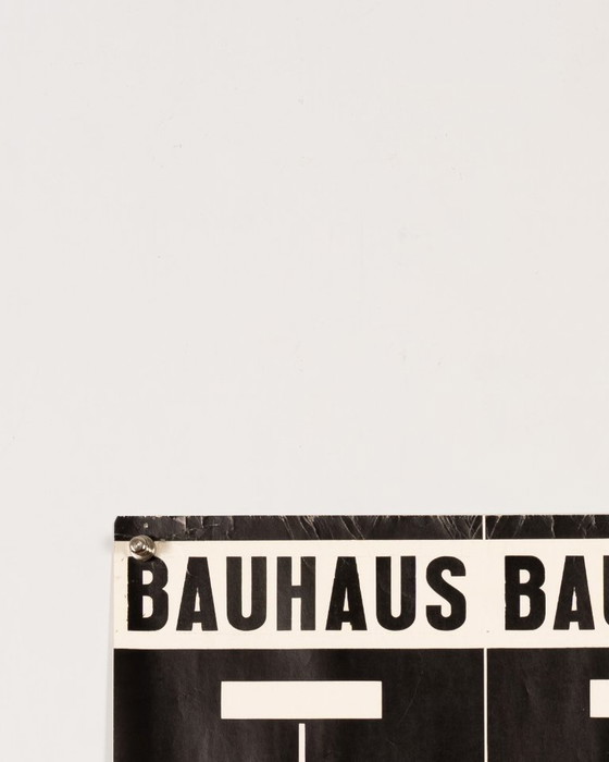 Image 1 of Bauhaus Werkstatt Arbeiten – 1979 – Original Vintage Exhibition Poster – Bauhaus Modernism – 47.5x69.5 cm