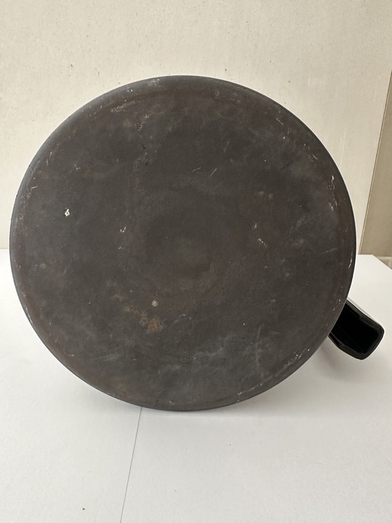 Image 1 of Arabia Finel koffiepot + percolator kleur mat zwart VINTAGE