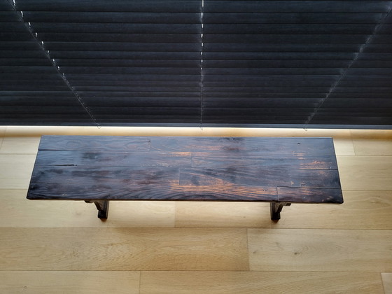 Image 1 of Vintage Wooden Bench, 112 Cm