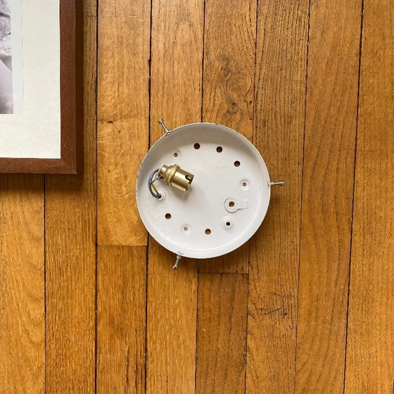 Image 1 of lampada da parete o da soffitto in vetro a oblò minimalista