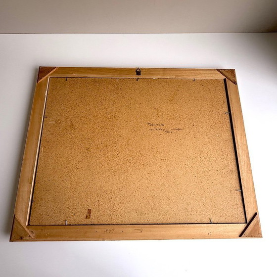 Image 1 of Vintage Gemälde - Rupert Kamm - Vilshofen - Pleinting - 1964 - Bayern - Westdeutschland - Öl - Unikat - Mid Century - Signiert