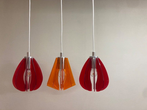 Vintage Pendant Lamp – hanglampen, Plexiglass, Plastic (photo 2 of 5)