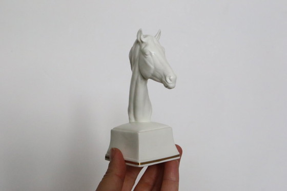 Image 1 of Figura de cabeza de caballo de Atheon, Royal Worcester, porcelana
