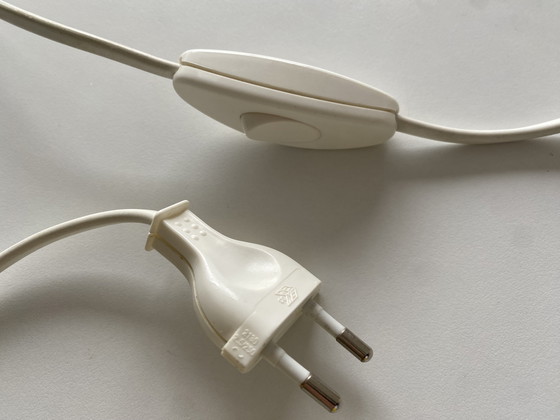 Image 1 of Lampada da tavolo vintage IKEA Gavik a forma di fungo, vetro blu petrolio, design di Helena Svensson, anni '90.