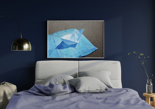 Origineel olieverfschilderij, hedendaagse kunst, symboliek, Terra Incognita – schilderijen tekeningen, Canvas (photo 2 of 7)