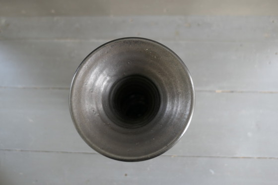 Image 1 of Vaso pesante in terracotta d'epoca nero numero 673