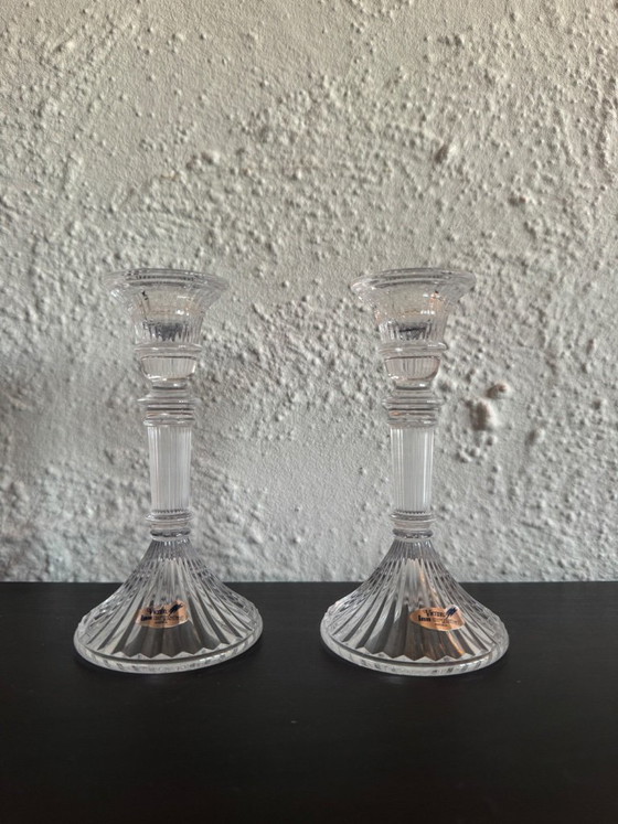2 candelabri viennesi di Inn Crystal Austria – Portacandele, Glass (photo 2 of 5)
