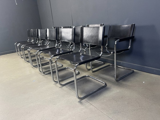 Image 1 of Mart Stam per Fasem, sedie a sbalzo, modello 'S33' - set da 12