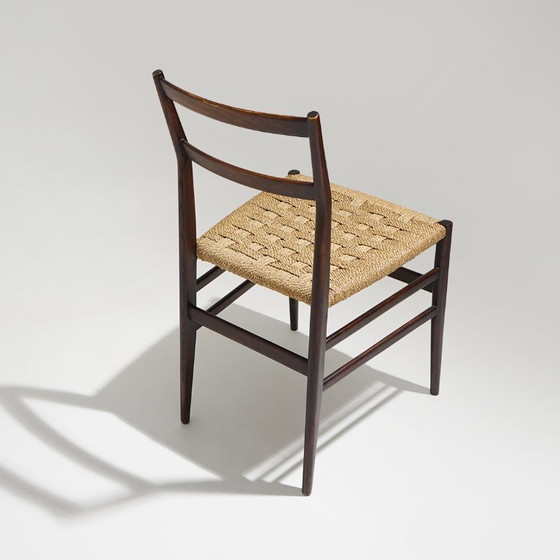 Image 1 of Sechs „Leggera“-Stühle von Gio Ponti für Cassina, 1950er Jahre