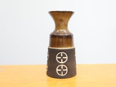 Vintage vase / ceramics / brown cream / Frank keramiek (photo 5 of 5)