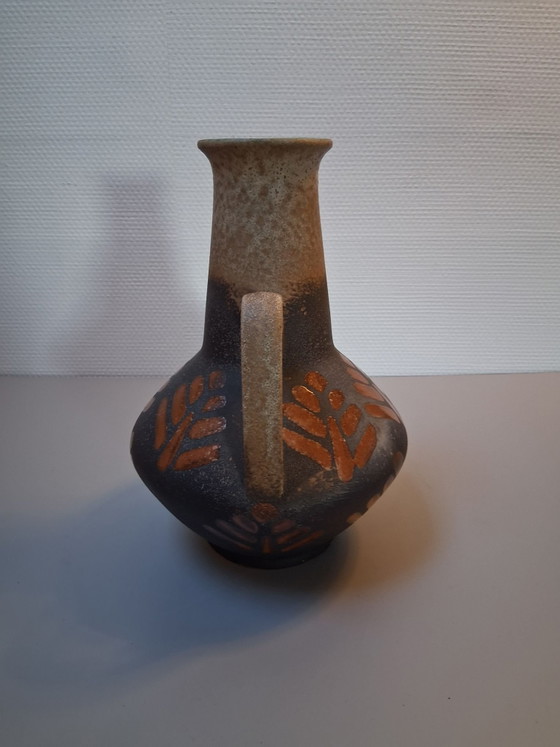 Vaso brocca vintage di metà secolo Jasba West-Germany, 1950/60, Vasi, Ceramica, Verde (foto 2 di 5)
