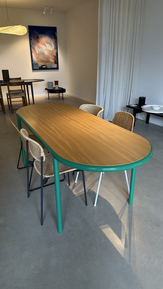 Image 1 of Oval table Valerie Objects - green