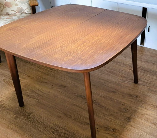 Vintage dining table 1960s teak