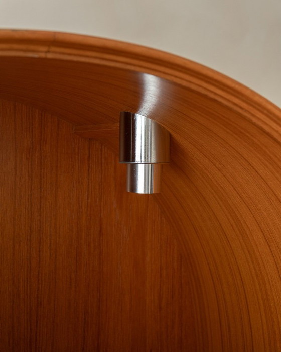 Vitrine arquée Mid Century par Brinkmann, années 1980 – Bois (photo 10 of 20)