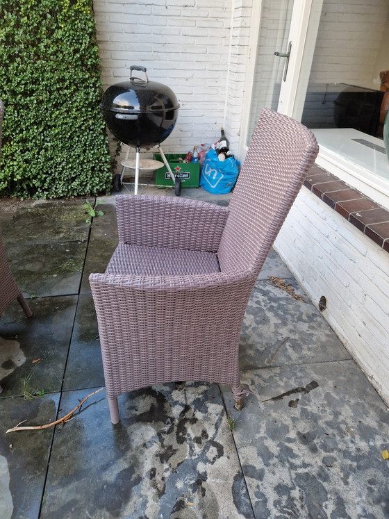 4 Garden chairs – Summer Garden, Plastic, Wicker (photo 3 of 5)