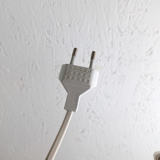 Image 1 of Vintage wall lamp g&g white metal 70s Memphis Milano