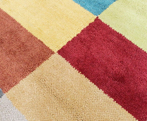 Modern Designer Hand-Knotted Wool Rug New & Unused 200 x 140 cm, Rugs & carpets, Multi Color (photo 6 of 8)