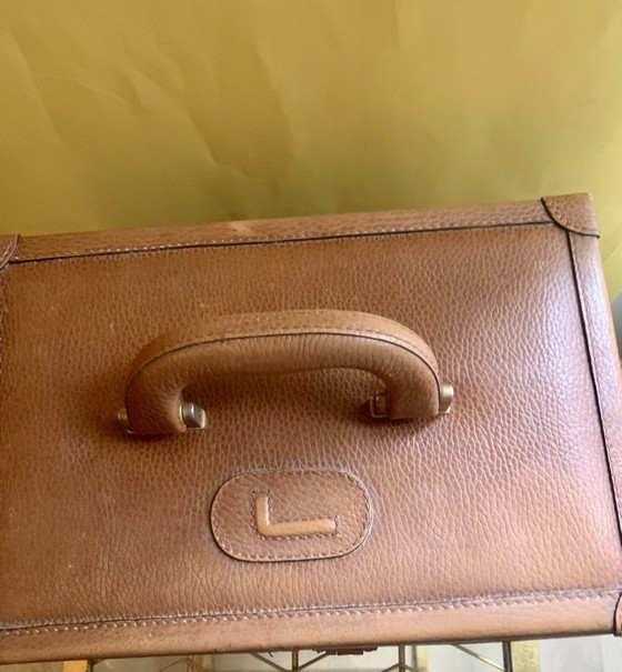 Iconique Vanity-case LANCEL modèle Kevin - années 70, Autres sacs, Marron (photo 7 sur 13)