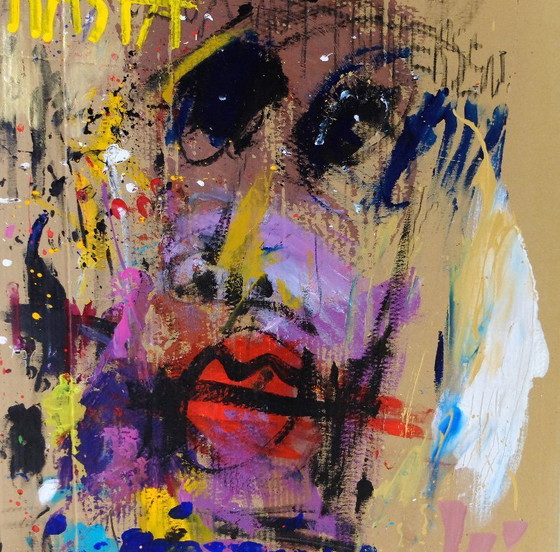Image 1 of Victor Hasch (1945-2012) mixed technique on cardboard