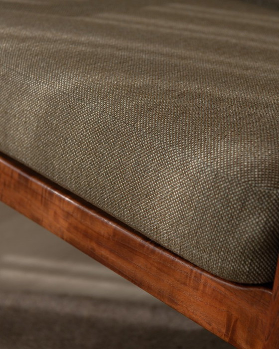 Image 1 of Fauteuil Senator vintage par Ole Wanscher pour Cado | Fauteuil lounge danois en teck | Style scandinave moderne | Années 1960