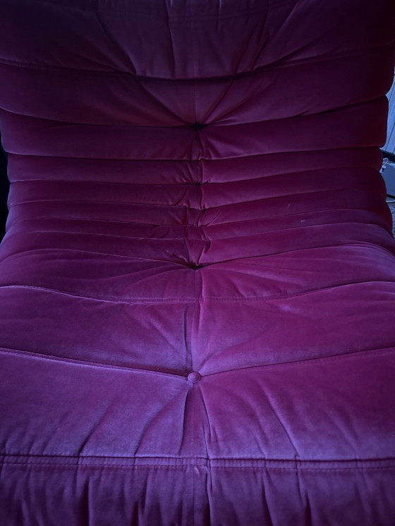Image 1 of Togo Ligne Roset Samt Rosa