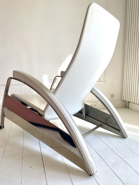 Sillón Jean Prouvé Grand Repos – Tecta, Loveseat, Leather, Metal (photo 10 of 14)