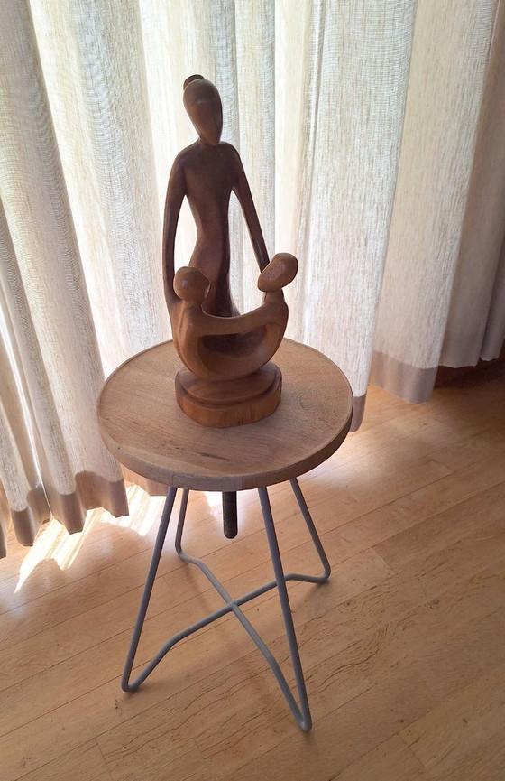 Image 1 of Kruk in hoogte verstelbaar, industrieel design