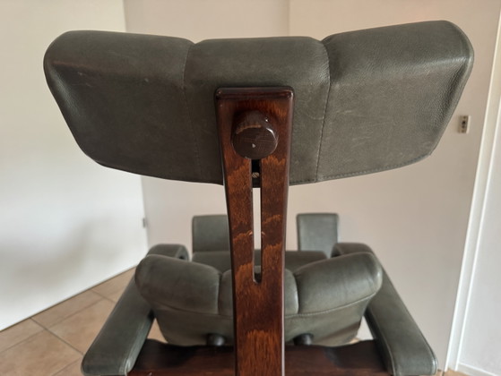 Stokke Duo Balans Chaise Ergonomique à Genoux – Peter Opsvik – Chaises de bureau, Leather, Wood (photo 10 of 15)