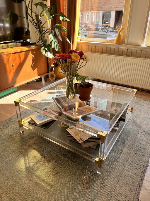 table basse style Hollywood Regency