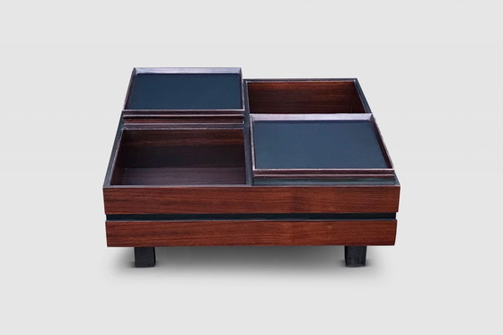 Image 1 of Table basse à compartiments par Carlo Hauner pour Forma Italie 1960s