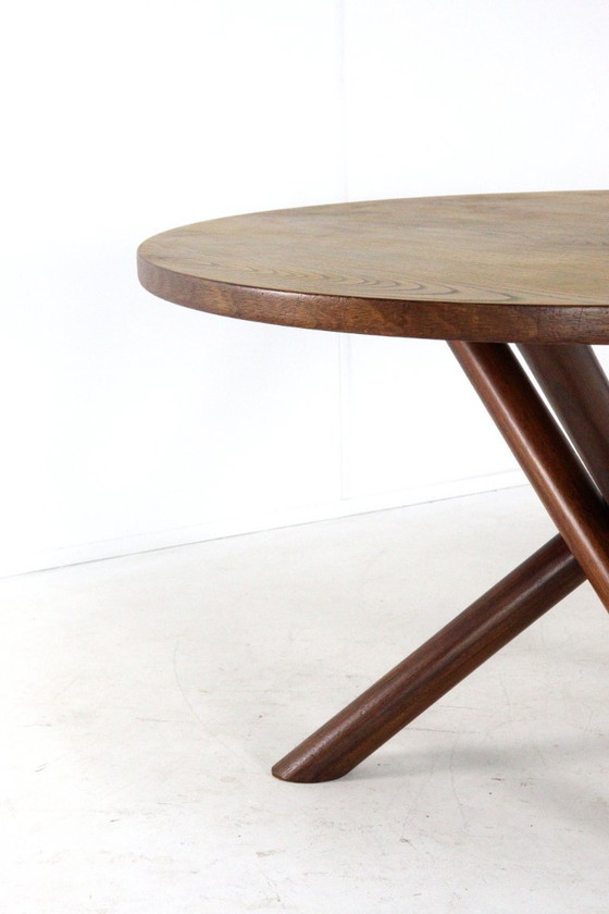 Image 1 of Gerard Geytenbeek 'Plataan' eettafel vintage 