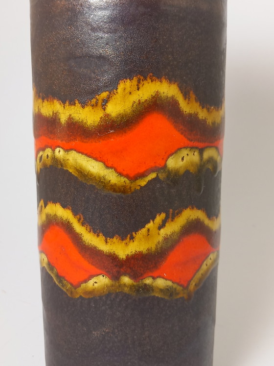 Fat Lava Vase Purple Orange – Ceramic (photo 5 of 8)