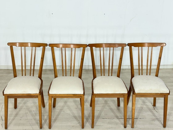Image 1 of 4 sedie Mid-Century / sedie da pranzo / sedie da cucina - Vintage anni '60