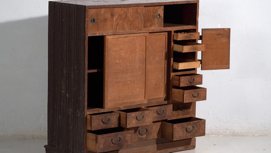 Antique Japanese storage chest - Meiji Period (c. ) #48 – Chest of drawers (photo 3 of 40)