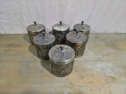 Douwe Egberts  Suiker en koffie bewaar blikjes 