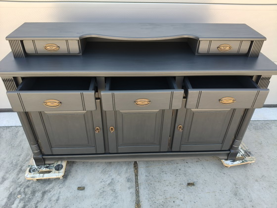 Image 1 of Dark gray sideboard