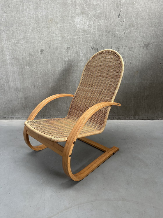 Image 1 of Vintage fauteuil rattan