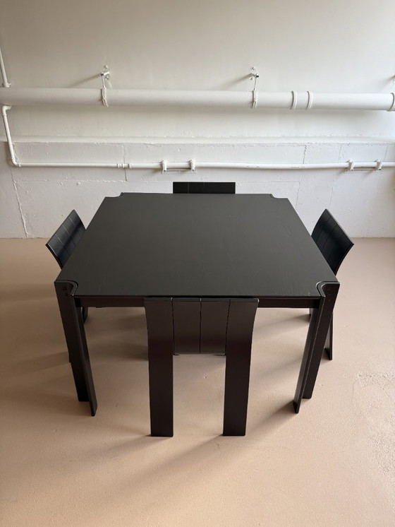 Image 1 of Tavolo e sedie vintage Strip di Gijs Bakker Castelijn anni '70