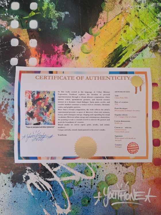 Image 1 of YOUTHONE - Urban Pulse - Artist canvas