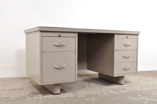Vintage steel Ahrend desk