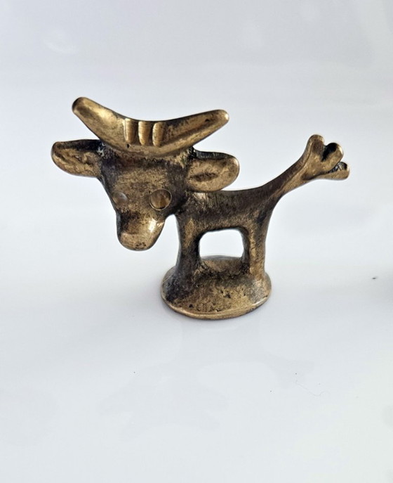 Walter Bosse / Herta Baller – Trio De Figurines Animalières En Laiton – Années 1950 – Sculptures, Brass (photo 4 of 8)