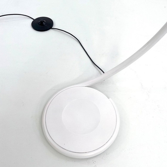 Image 1 of Witte Serpente vloerlamp van Elio Martinelli voor Martinelli Luce, jaren 70