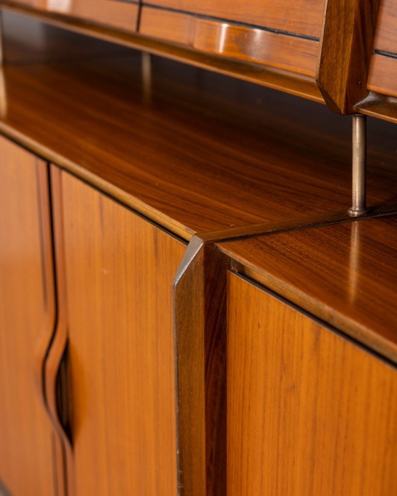 Vintage 1970s Italian Teak Sideboard, Designed by Barovero – Wood (photo 14 of 21)