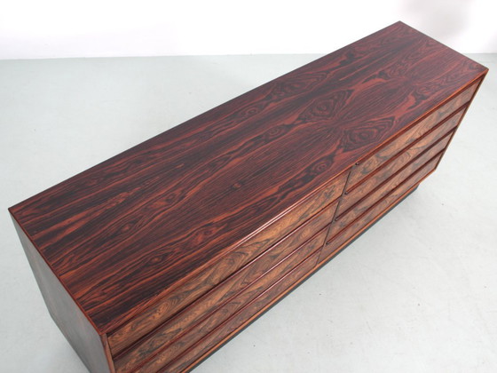 Image 1 of Cómoda escandinava de 8 cajones en palisandro de Río